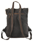 OHLAY KB166 Backpack Upcycled Canvas Hair-On Genuine Leather women bag western handbag purse