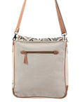 OHLAY MESSENGER Upcycled Wool Upcycled Canvas Hair-on Genuine Leather women bag western handbag purse
