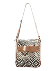 OHLAY MESSENGER Upcycled Wool Upcycled Canvas Hair-on Genuine Leather women bag western handbag purse