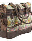 OHLAY KB174 TOTE Upcycled Wool Upcycled Canvas Genuine Leather women bag western handbag purse