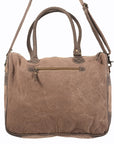 OHLAY KB174 TOTE Upcycled Wool Upcycled Canvas Genuine Leather women bag western handbag purse