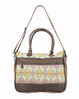 OHLAY KB174 TOTE Upcycled Wool Upcycled Canvas Genuine Leather women bag western handbag purse