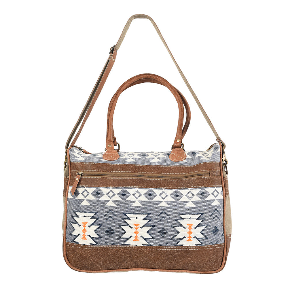OHLAY KB175 TOTE Upcycled Wool Upcycled Canvas Genuine Leather women bag western handbag purse