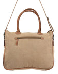 OHLAY KB176 TOTE Upcycled Wool Upcycled Canvas Hair-on Genuine Leather women bag western handbag purse