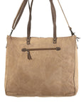 OHLAY KB185 TOTE Upcycled Wool Upcycled Canvas Hair-on Genuine Leather women bag western handbag purse