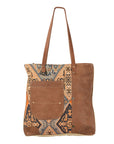 OHLAY KB195 TOTE Upcycled Wool Genuine Leather women bag western handbag purse