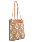 OHLAY KB215 TOTE Upcycled Wool Upcycled Canvas Hair-on Genuine Leather women bag western handbag purse