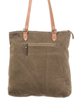 OHLAY KB215 TOTE Upcycled Wool Upcycled Canvas Hair-on Genuine Leather women bag western handbag purse