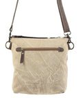 OHLAY MESSENGER Upcycled Wool Upcycled Canvas Hair-on Genuine Leather women bag western handbag purse