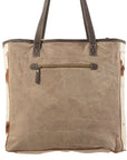 OHLAY KB220 TOTE Upcycled Wool Upcycled Canvas Hair-on Genuine Leather women bag western handbag purse