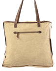OHLAY KB221 TOTE Upcycled Wool Upcycled Canvas Hair-on Genuine Leather women bag western handbag purse