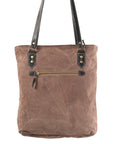 OHLAY KB226 TOTE Upcycled Canvas Genuine Leather women bag western handbag purse