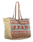 OHLAY KB236 TOTE Upcycled Wool Upcycled Canvas Genuine Leather women bag western handbag purse