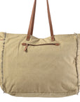 OHLAY KB236 TOTE Upcycled Wool Upcycled Canvas Genuine Leather women bag western handbag purse
