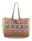 OHLAY KB236 TOTE Upcycled Wool Upcycled Canvas Genuine Leather women bag western handbag purse