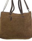 OHLAY KB250 TOTE Upcycled Canvas Genuine Leather women bag western handbag purse