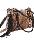 OHLAY KB253 TOTE Upcycled Canvas Genuine Leather women bag western handbag purse