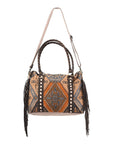 OHLAY KB253 TOTE Upcycled Canvas Genuine Leather women bag western handbag purse