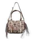 OHLAY KB254 TOTE Upcycled Wool Upcycled Canvas Hair-on Genuine Leather women bag western handbag purse