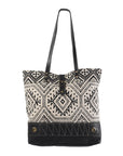 OHLAY KB256 TOTE Upcycled Wool Upcycled Canvas Genuine Leather women bag western handbag purse
