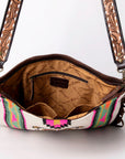 American Darling Messenger Saddle Blanket Genuine Leather women bag western handbag purse
