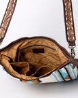 American Darling Large Crossbody Saddle Blanket Genuine Leather women bag western handbag purse