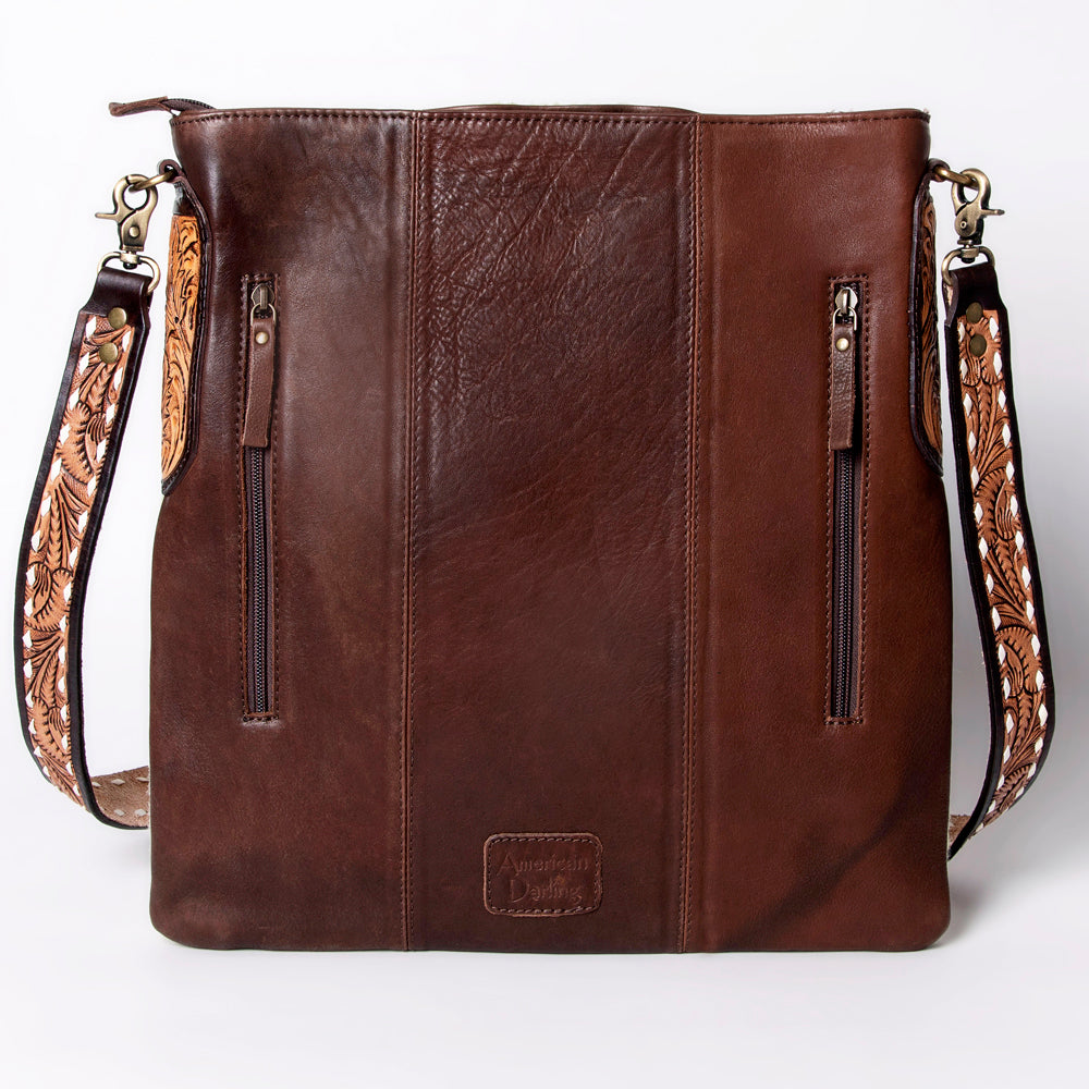 American Darling Messenger Hand Tooled Saddle Blanket Genuine Leather women bag western handbag purse