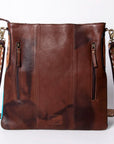 American Darling Messenger Hand Tooled Saddle Blanket Genuine Leather women bag western handbag purse