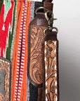 American Darling ADBGA268B Large Crossbody Hand Tooled Saddle Blanket Genuine Leather women bag western handbag purse