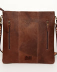 American Darling ADBGA271A Large Crossbody Hand Tooled Saddle Blanket Genuine Leather women bag western handbag purse