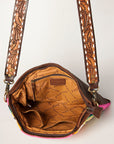 American Darling ADBGA271C Large Crossbody Hand Tooled Saddle Blanket Genuine Leather women bag western handbag purse