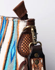 American Darling ADBGA273A Large Crossbody Hand Tooled Saddle Blanket Genuine Leather Women Bag Western Handbag Purse