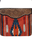 American Darling Messenger Hand Tooled Saddle Blanket Genuine Leather women bag western handbag purse