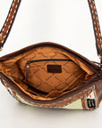 American Darling Messenger Hand Tooled Saddle Blanket Genuine Leather women bag western handbag purse