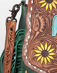 American Darling Messenger Hand Tooled Genuine Leather women bag western handbag purse