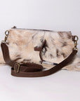 American Darling Hair On Genuine Leather Women Bag Western Handbag Purse