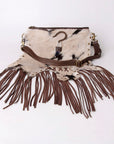 American Darling Hair On Genuine Leather Women Bag Western Handbag Purse