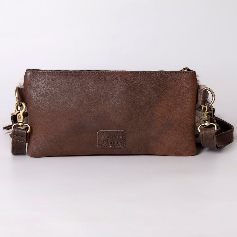American Darling Hair On Genuine Leather Women Bag Western Handbag Purse