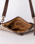 American Darling Hair On Genuine Leather Women Bag Western Handbag Purse