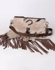 American Darling Hair On Genuine Leather Women Bag Western Handbag Purse
