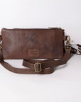 American Darling Hair On Genuine Leather Women Bag Western Handbag Purse