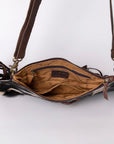 American Darling Hair On Genuine Leather Women Bag Western Handbag Purse