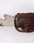 American Darling Cross Body Hair On Genuine Leather women bag western handbag purse