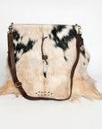 American Darling Cross Body Hair On Genuine Leather women bag western handbag purse