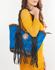 American Darling ADBGD175 Tote Hair On Genuine Leather women bag western handbag purse