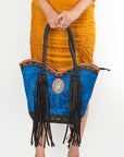 American Darling ADBGD175 Tote Hair On Genuine Leather women bag western handbag purse