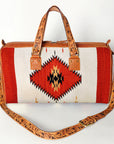 ADBG870A American Darling Saddle Blanket Genuine Leather Women Bag Western Handbag Purse
