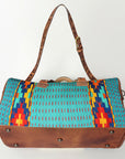 ADBG870B American Darling Hand Tooled Saddle Blanket Genuine Leather Women Bag Western Handbag Purse