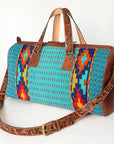 ADBG870B American Darling Hand Tooled Saddle Blanket Genuine Leather Women Bag Western Handbag Purse