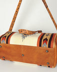 ADBG870C American Darling Hand Tooled Saddle Blanket Genuine Leather Women Bag Western Handbag Purse